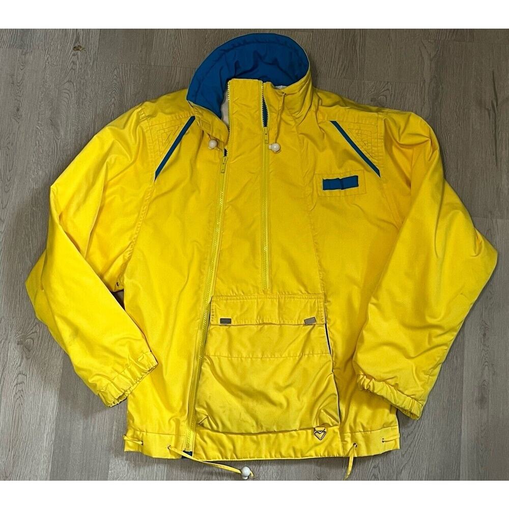 OBERMEYER Vintage Bright YELLOW Ski Snowboard Rachelle Jacket Womens Size 10